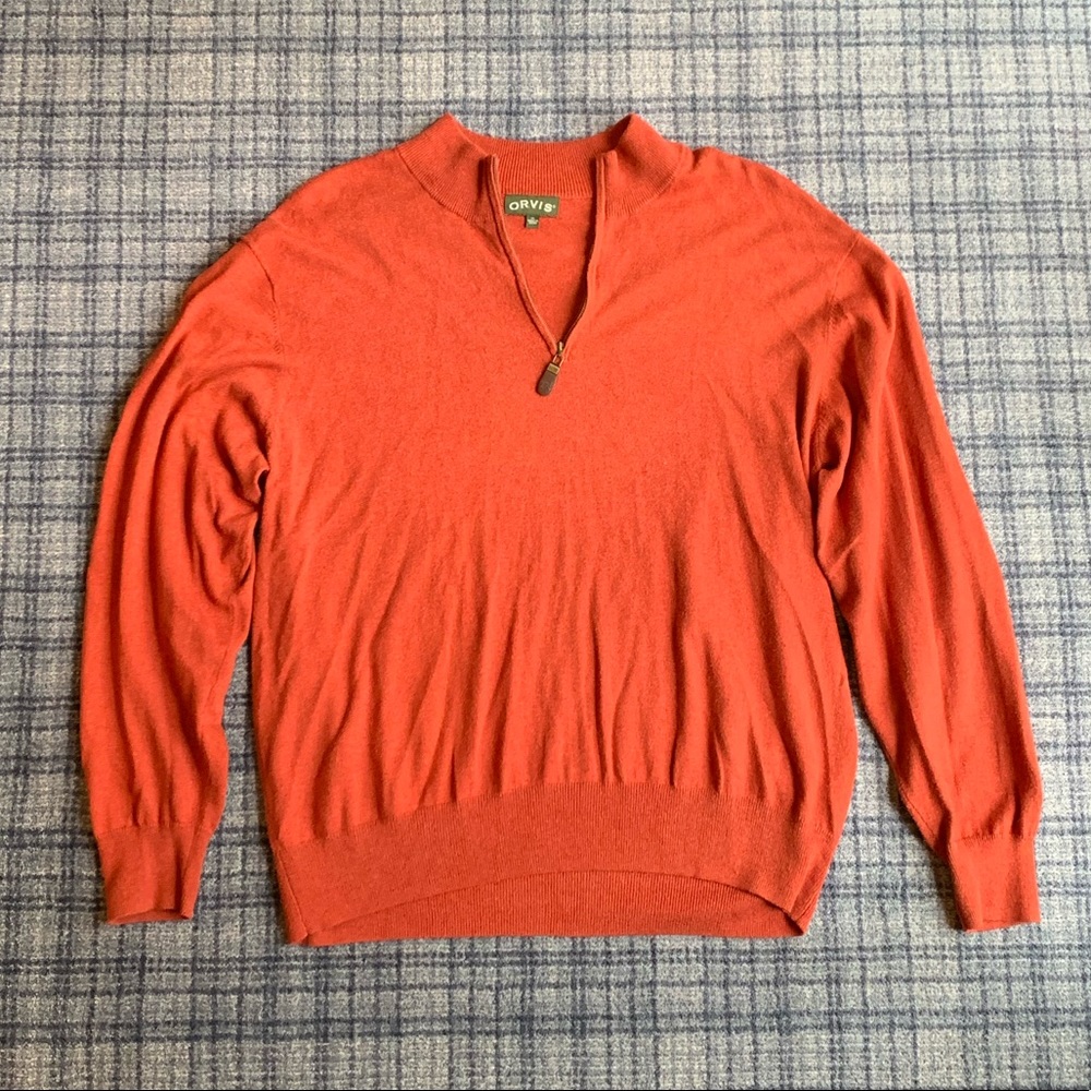 Men’s Orvis Quarter Zip Pullover